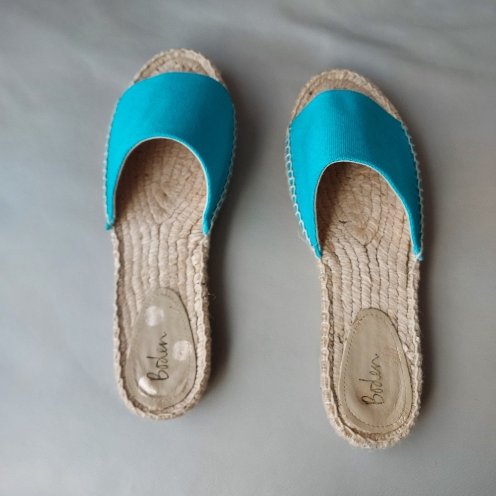 Boden Canvas Espadrille Sandals Sz-39